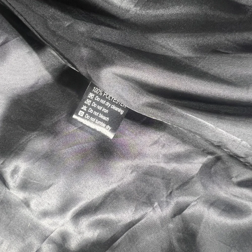 Fanpugizhen Faux Fur Coat Silver Grey Tiered Paneled Glam Jacket Medium